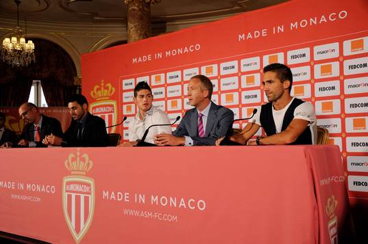 James Rodriguez / Joao Moutinho - 09.07.2013 - Presentation