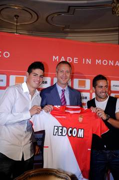 James Rodriguez / Joao Moutinho - 09.07.2013 - Presentation