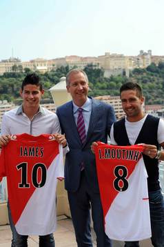 James Rodriguez / Joao Moutinho - 09.07.2013 - Presentation