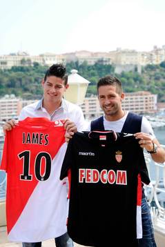 James Rodriguez / Joao Moutinho - 09.07.2013 - Presentation