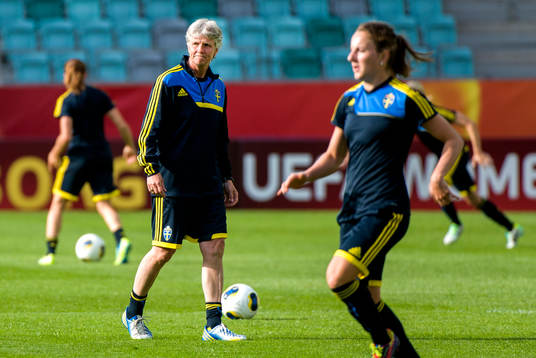 Sveriges förbundskapten Pia Sundhage