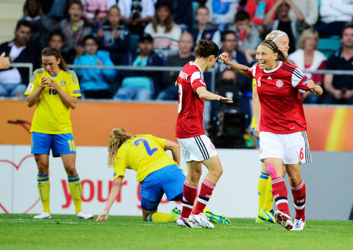Sveriges Jessica Samuelsson Charlotte Rohlin Nilla Fischer