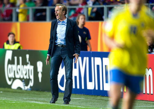 Danmarks förbundskapten Kenneth Heiner-Möller (Møller)