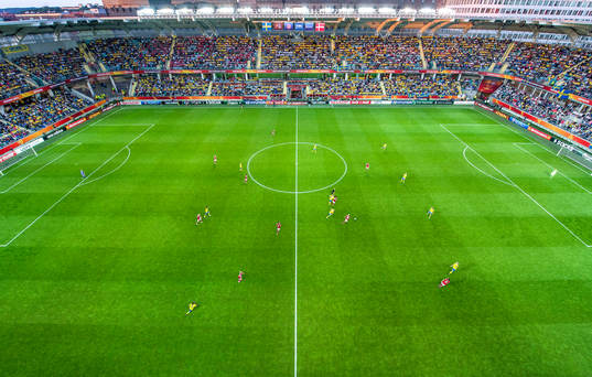 Interiör på Gamla Ullevi i matchen mellan Sverige och