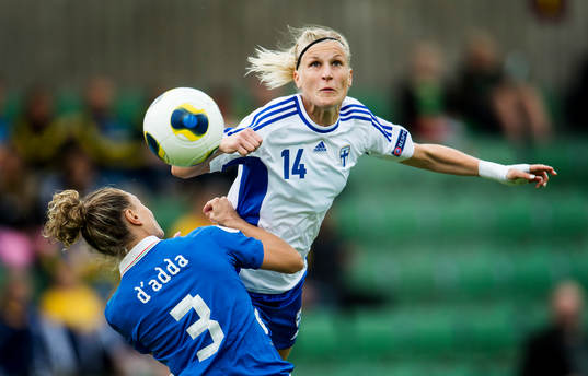 Italiens Roberta D´Adda och Finlands Sanna Talonen