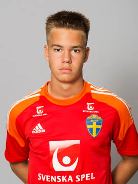 Målvakt Oscar Gloveus spelar i det svenska P17 landslaget
