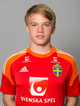 Målvakt Lukas Thell spelar i det svenska P17 landslaget i