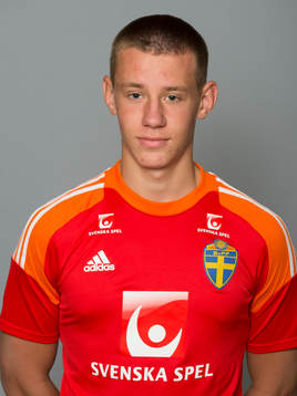 Målvakt David Olsson spelar i det svenska P17 landslaget i