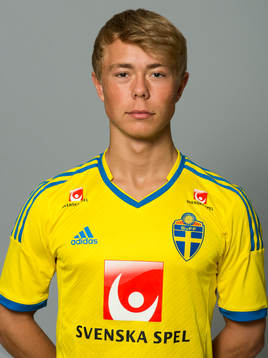 Joel Andersson spelar i det svenska P17 landslaget i fotboll