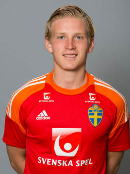 Målvakt William Eskelinen spelar i det svenska P17