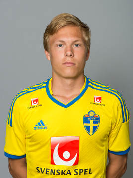 Jonathan Augustinsson spelar i det svenska P17 landslaget i