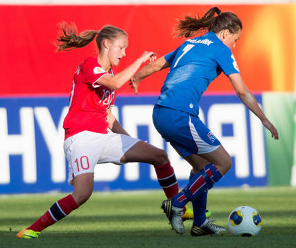 Caroline Hansen, Norge, Sara Bjork Gunnarsdóttir, island