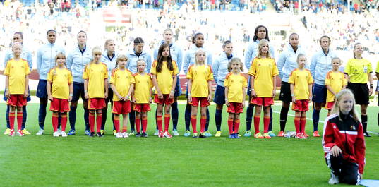 Frankrikes startelva i matchen mellan Frankrike och Ryssland