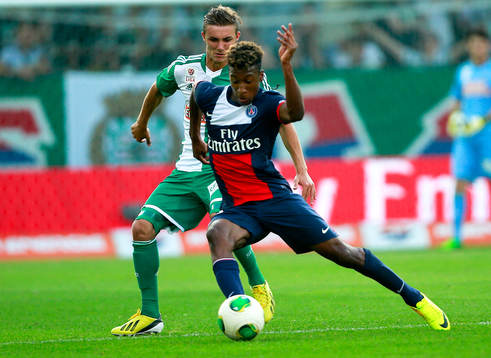 Bläddra bland fler bilder av Fotboll, Träningsmatch, Rapid Wien - Paris Saint-Germain