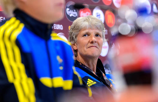 Sveriges förbundskapten Pia Sundhage