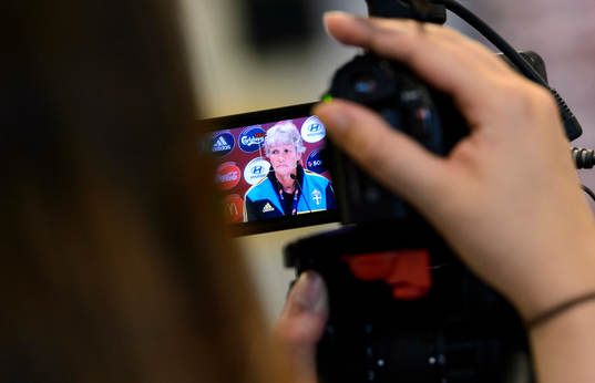 Sveriges förbundskapten Pia Sundhage