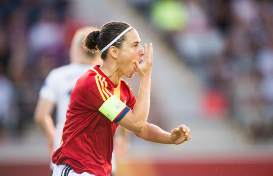 Spaniens Veronica Boquete jublar