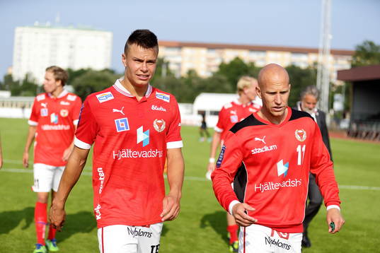 Kalmars Målgörare Markus Thorbjörnsson och Kalmars
