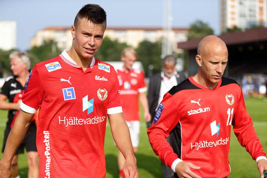 Kalmars Målgörare Markus Thorbjörnsson och Kalmars