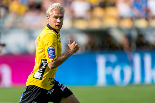 Elfsborgs Johan Larsson i matchen mellan Elfsborg och