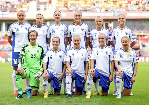 Finland med Anna Westerlund, Laura Kivistö, Sanna Talonen,