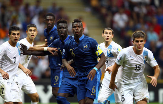 Paul Pogba / Kurt Zouma  -  13.07.2013 - France / Uruguay -