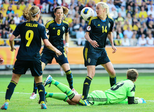 Sveriges Kosovare Asllani Lotta Schelin Josefine ?qvist