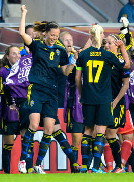 Sveriges lag dansar