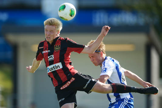 Brommapojkarnas Gustav Sandberg Magnusson och IFK