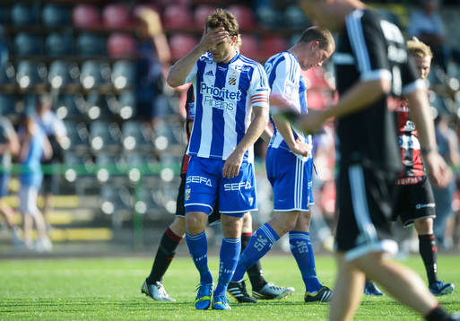 IFK Göteborgs Tobias Hysén deppar