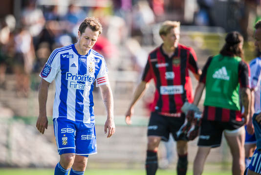 IFK Göteborgs Tobias Hysén deppar