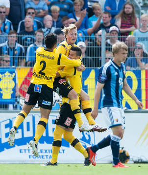 Bläddra bland fler bilder av Fotboll, allsvenskan, Mjällby - Djurgården