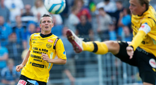 Kristian Haynes och Robin Strömberg, Mjällby, i