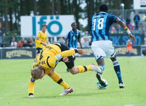 Robin Strömberg, Mjällby mot Daniel Amartey, Djurgården