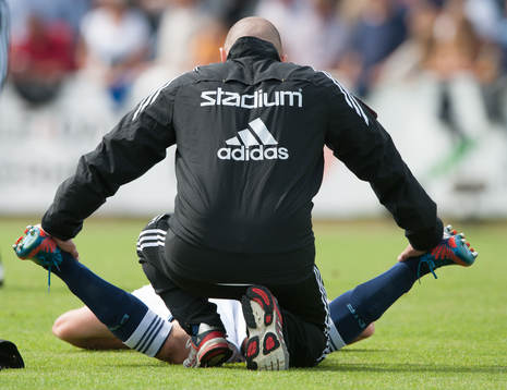 Streching, uppvärmning, Djurgården