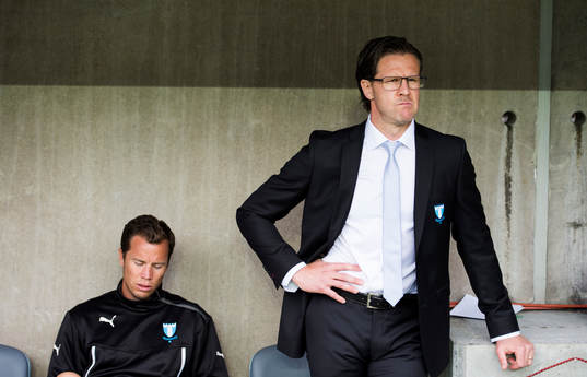 Malmö FFs assisterande tränare Daniel Andersson och