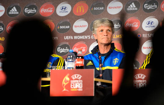 Sveriges förbundskapten Pia Sundhage