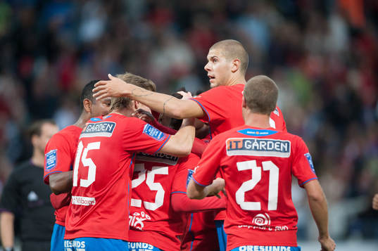 1-0 David Accam, Helsingborg