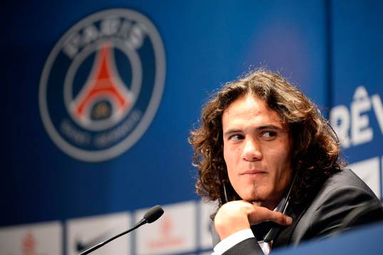 Edinson CAVANI - 16.07.2013 - Presentation du nouveau