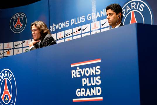 Edinson CAVANI / Nasser Al KHELAIFI - 16.07.2013 -