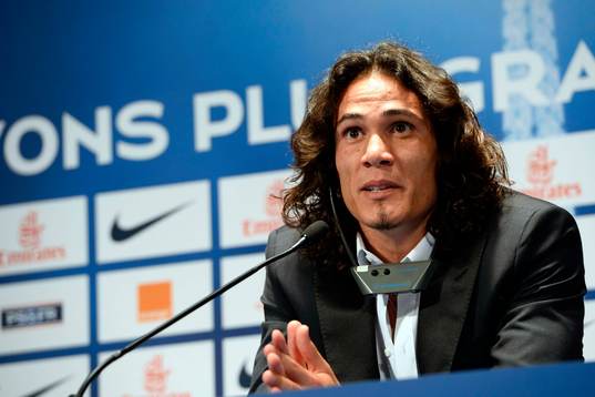 Edinson CAVANI - 16.07.2013 - Presentation du nouveau