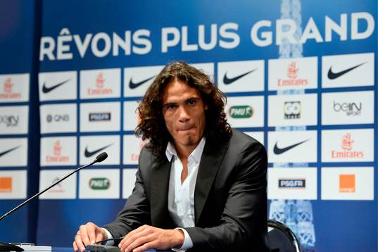 Edinson CAVANI - 16.07.2013 - Presentation du nouveau