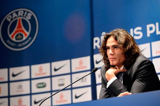 Edinson CAVANI - 16.07.2013 - Presentation du nouveau