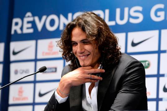 Edinson CAVANI - 16.07.2013 - Presentation du nouveau