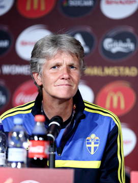 förbundskapten Pia Sundhage