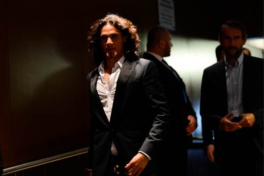 Arrivee Edinson CAVANI / Jean Claude BLANC - 16.07.2013 -