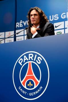Edinson CAVANI - 16.07.2013 - Presentation du nouveau