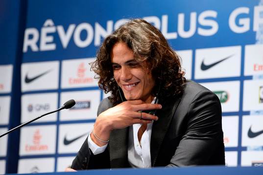 Edinson CAVANI - 16.07.2013 - Presentation du nouveau