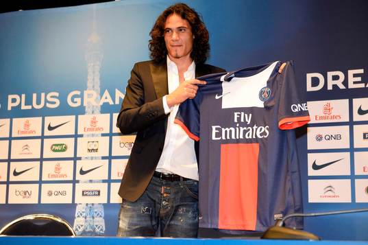 Edinson CAVANI - 16.07.2013 - Presentation du nouveau