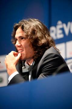 Edinson CAVANI - 16.07.2013 - Presentation du nouveau